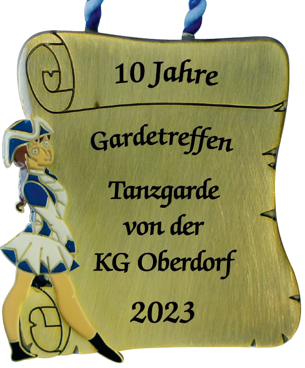 Fastnachtsorden Lager mit Sonderfarben - Orden 0029 blau-weiß