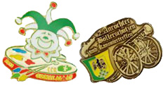 Geprägte Pins